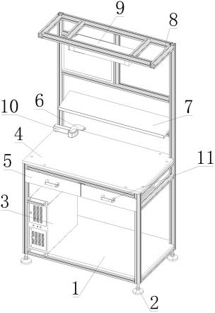 一种家具设计用的操作台的制作方法
