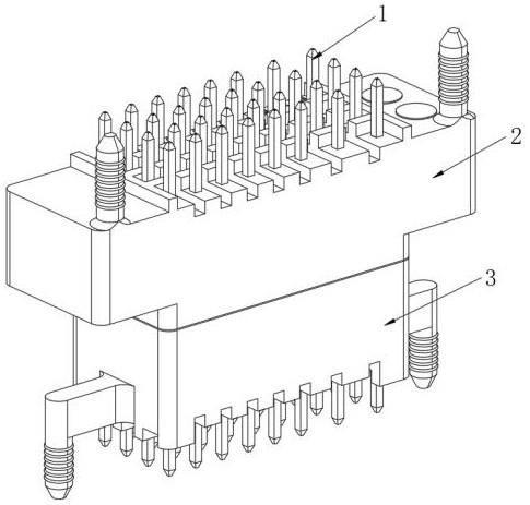 一种板与板可调节高度电连接器的制作方法