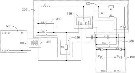 LED驱动电源及LED灯的制作方法