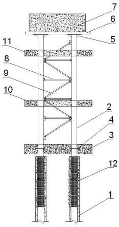 塔吊基础结构及其施工方法与流程