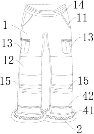 一种建筑工人工作裤的制作方法