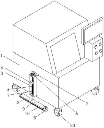 一种电控与气动联机的印刷机的制作方法