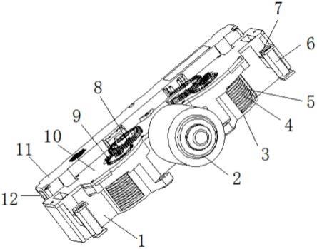 一种带有刹车锁止功能的晾衣架驱动装置的制作方法