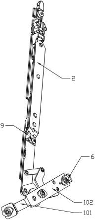 一种断桥铝门窗用隐形上铰链的制作方法