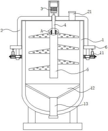 一种具有搅拌功能的实验室前处理用密闭容器的制作方法