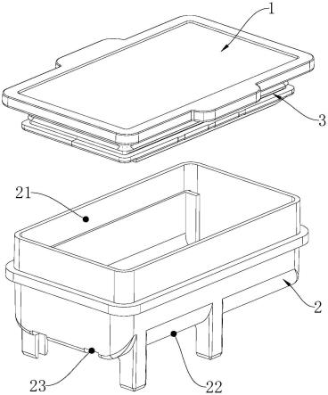 一种电池防水壳体及具有壳体的定时灌溉装置的制作方法