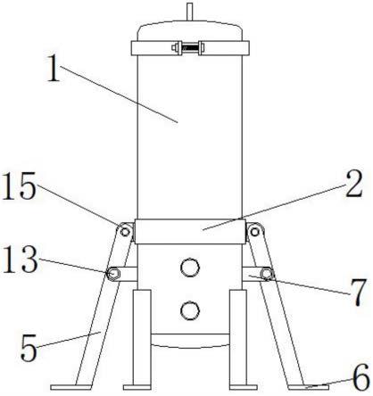 一种具有加固功能的金属滤料过滤器的制作方法