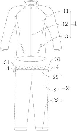 一种户外运动服装的制作方法