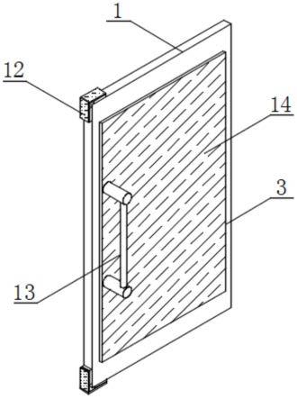 一种具有边角保护功能的无框玻璃门的制作方法
