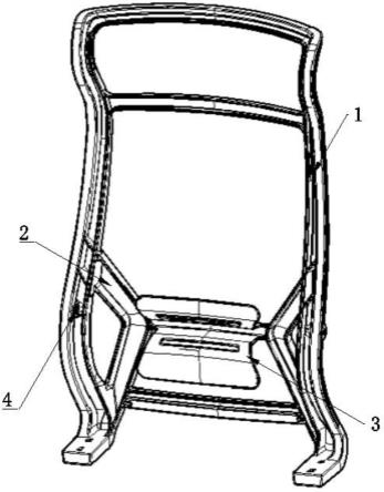 一种椅子背筐螺母预埋结构的制作方法