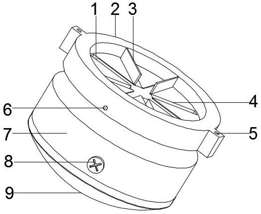 一种稳固型可快速安装的探测器底座的制作方法