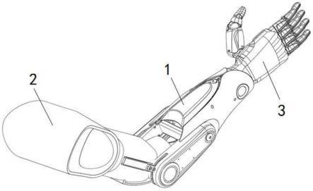 包含肘关节的可穿戴前臂智能假肢