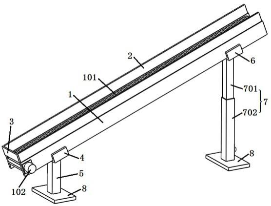 一种建筑施工用物料输送机构的制作方法