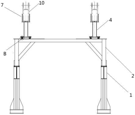 一种固定式钢包铰座工装架及其使用方法与流程