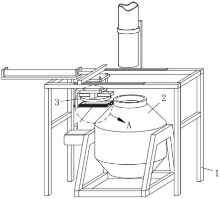 一种家用除垢剂生产用配料釜自动上料装置的制作方法