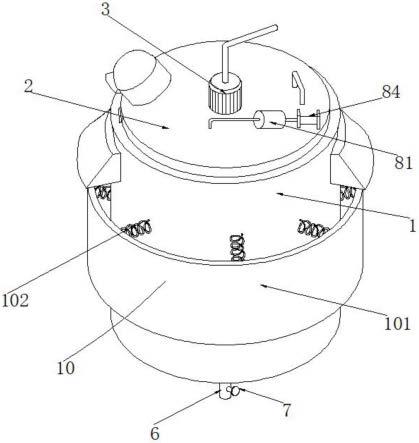 一种可过滤的护肤高分子材料提取用存储装置的制作方法