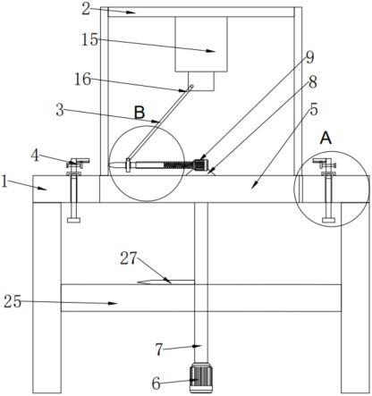 一种支撑环内壁的钻孔加工机构的制作方法