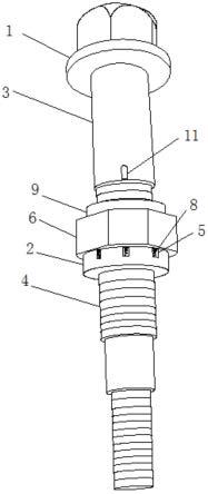 一种用于发动机和车架连接的悬挂螺栓的制作方法