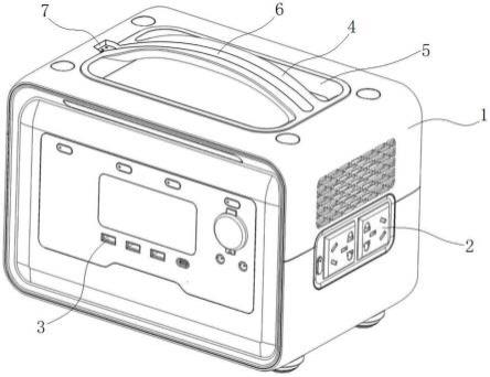 一种具有自收缩电源线的便携式电动工具备用电源的制作方法