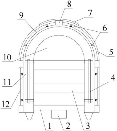 一种防撞冲锋舟的制作方法