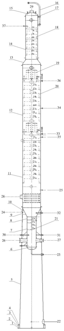 蒽油塔及蒽油塔焊接工艺的制作方法