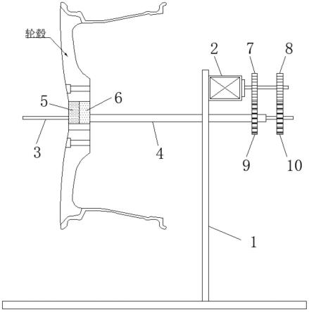 一种汽车轮毂内圈涂油装置的制作方法