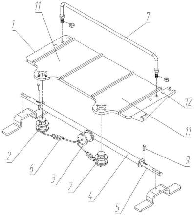 气囊锁止式缝纫踏板组件的制作方法