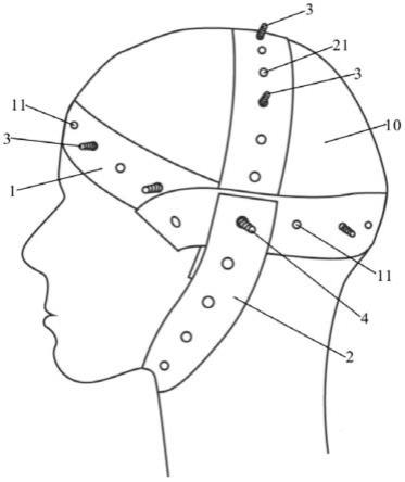脑电帽子示意图图片
