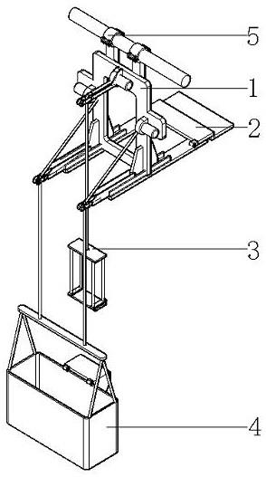 一种带有上料装置的桥梁吊篮的制作方法
