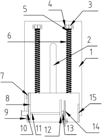 一种螺杆式启闭机用闸位计的制作方法
