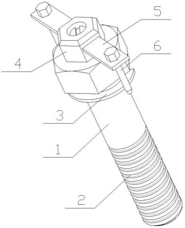 一种自带紧固装置的石化设备用螺栓的制作方法