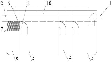 四级化粪池的制作方法