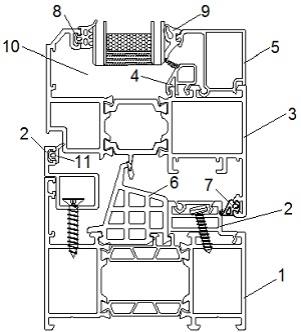 一种新型防水框扇平齐的建筑节能外窗的制作方法