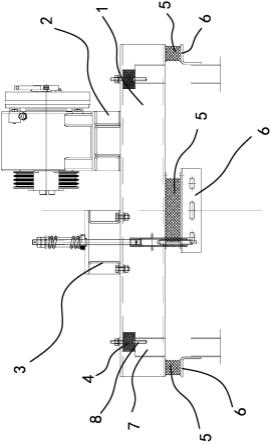一种别墅梯的曳引机机架装置的制作方法