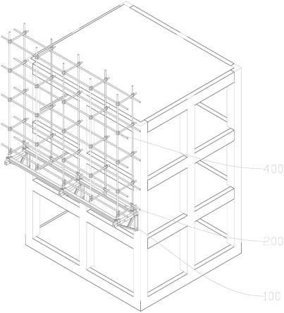 一种新型悬挑式支撑架的制作方法