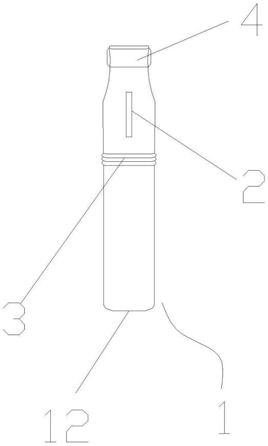 一种用于易拉罐饮料保鲜的吸管