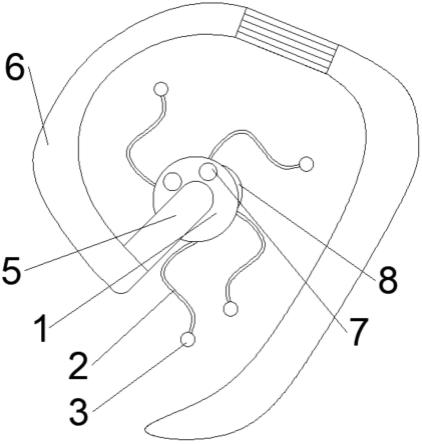 耳机式耳针电针治疗仪的制作方法