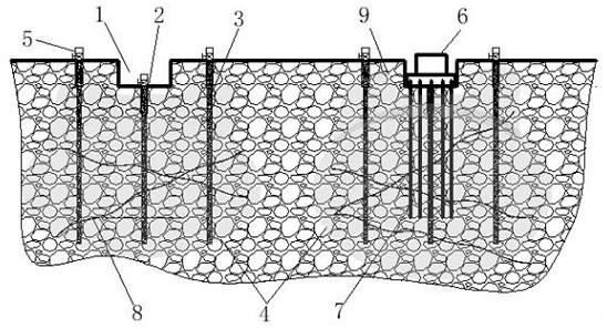 一种输电线路工程注浆岩锚基础结构的制作方法