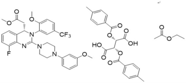 来特莫韦中间体二D-(+)-二对甲基苯甲酰酒石酸乙酸乙酯络合物有关物质的分析方法与流程