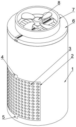 一种室内空气循环净化装置的制作方法