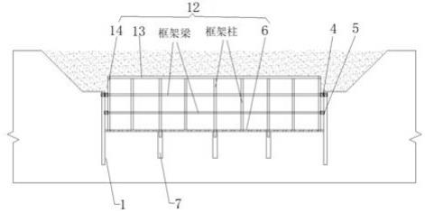 一种地下雨水调蓄池深基坑内支撑结构的制作方法