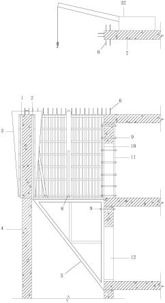 电梯井提升式钢框铝合金筒模的制作方法