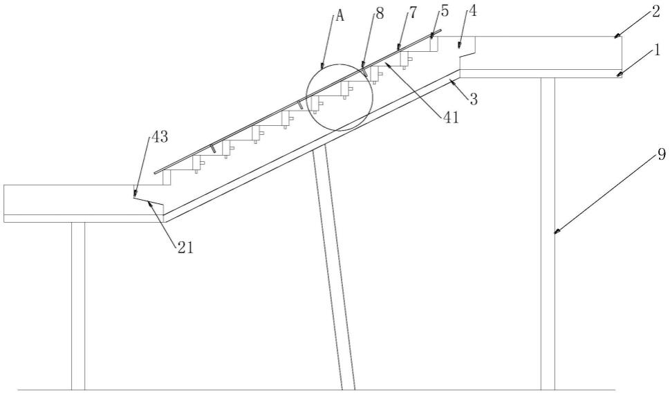 一种高层建筑楼梯支模结构的制作方法