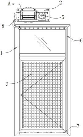 一种窗纱双内开窗的制作方法