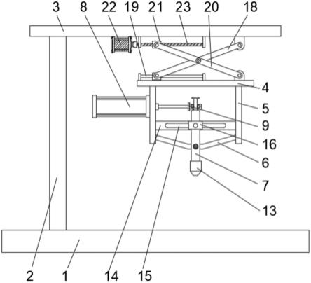 一种轻钢结构厂房建造型钢表面防腐处理装置的制作方法