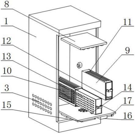 一种污水处理系统用自动化防潮控制柜的制作方法