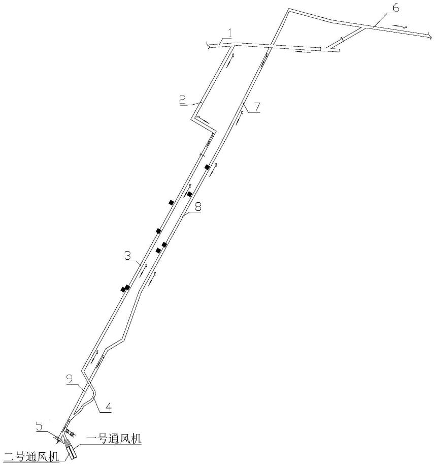 一种煤矿巷道的通风结构的制作方法