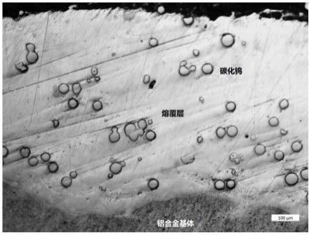 一种激光熔覆粉末及在铝合金表面激光熔覆的方法