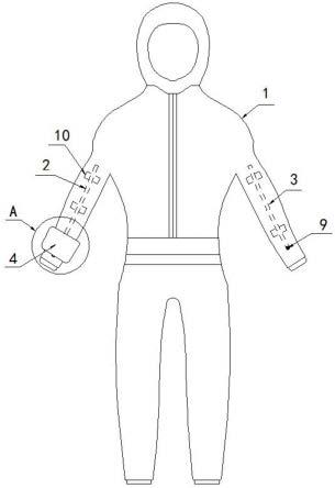 一种新型新冠病毒防护服