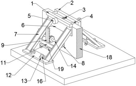 一种支撑性强的建筑用拼装式剪力墙固定装置的制作方法